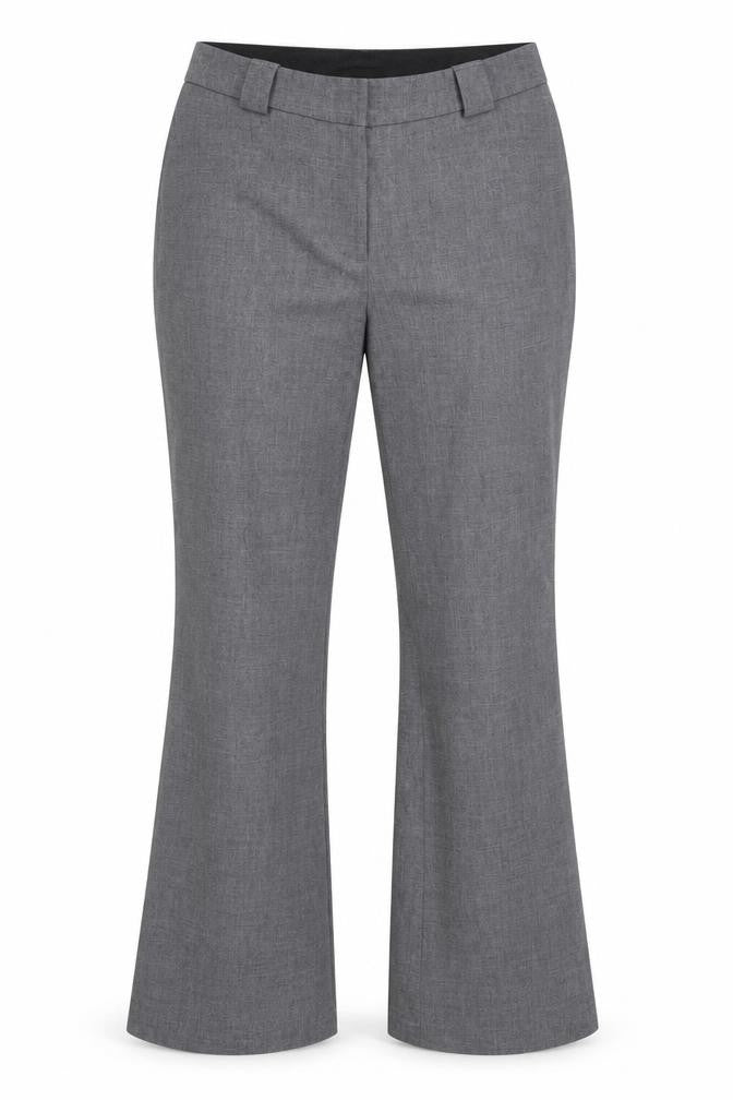 Marks and Spencer Womens Grey Polyester Dress Pants Trousers Size 12 Regular Zip