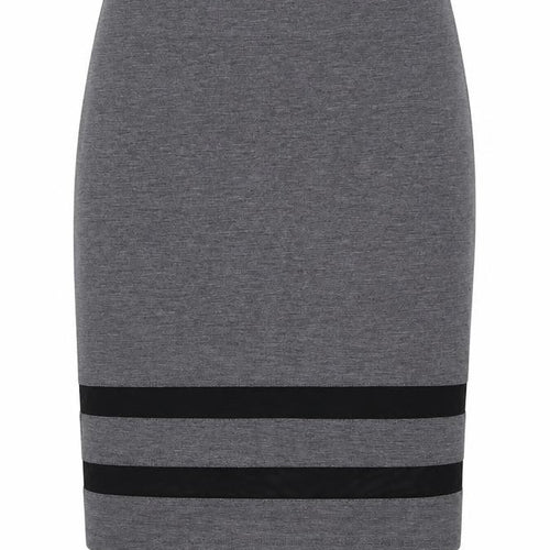 H&M Womens Grey Polyester A-Line Skirt Size S