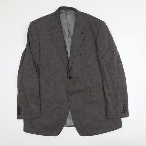 Marks and Spencer Mens Grey Wool Jacket Suit Jacket Size L Regular