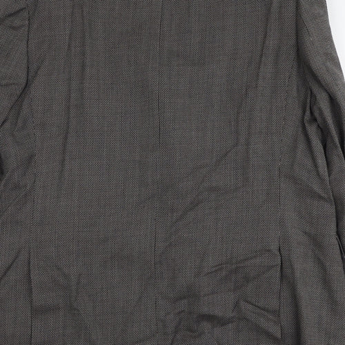 Marks and Spencer Mens Grey Wool Jacket Suit Jacket Size L Regular