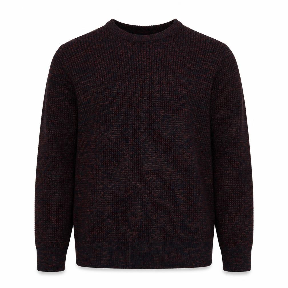 New Look Mens Red Round Neck Acrylic Pullover Jumper Size M Long Sleeve