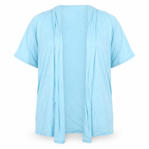 Marks and Spencer Womens Blue V-Neck Viscose Cardigan Jumper Size 10