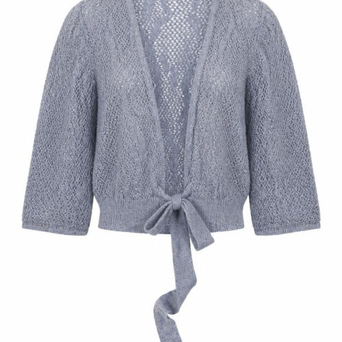 Marks and Spencer Womens Blue V-Neck Polyamide Cardigan Jumper Size S