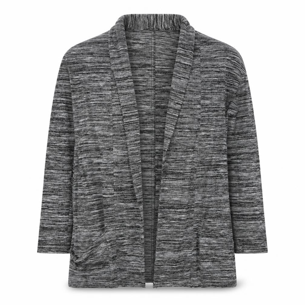 Marks and Spencer Womens Grey V-Neck Polyester Cardigan Jumper Size 10