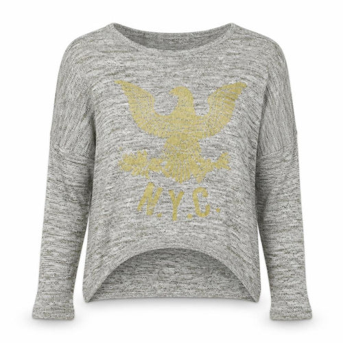 Sorbet Womens Grey Roll Neck Viscose Pullover Jumper Size S - N.Y.C