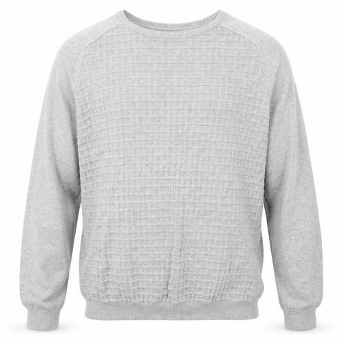 Dissident Mens Grey Round Neck Cotton Pullover Jumper Size 2XL Long Sleeve