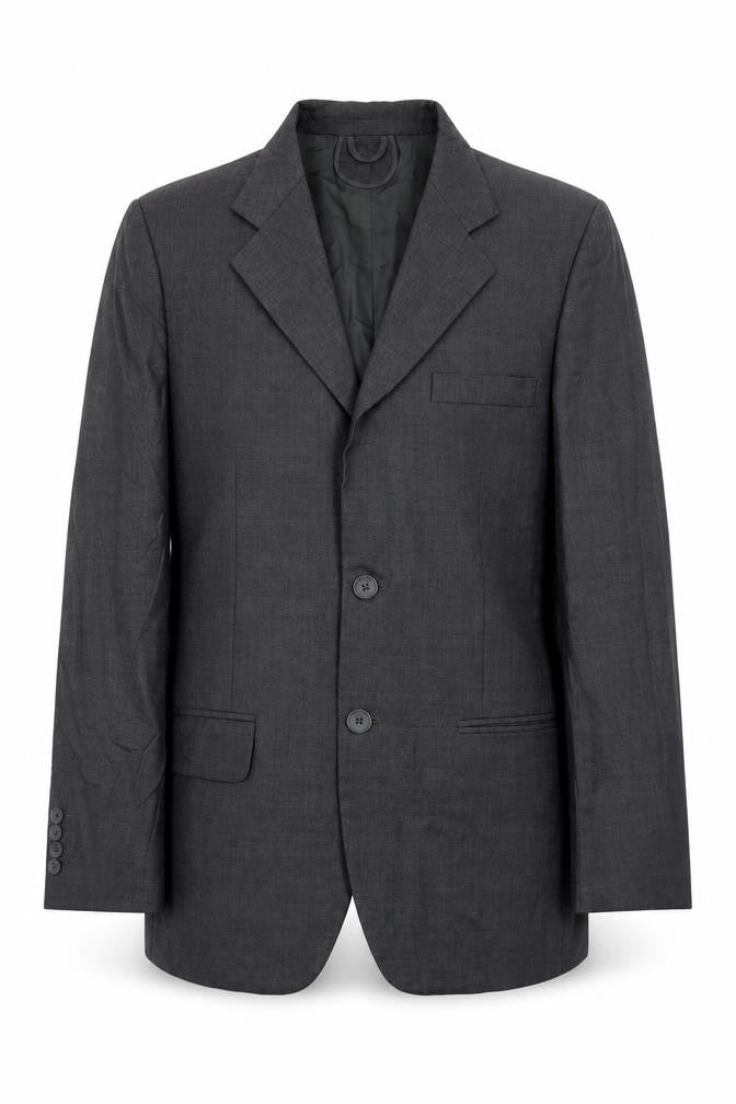 A Suit That Fits Mens Grey Polyester Jacket Suit Jacket Size 38 Regular