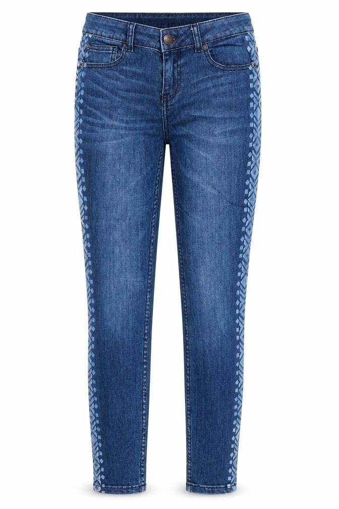 Fishbone Womens Blue Cotton Skinny Jeans Size 26 in Regular Zip