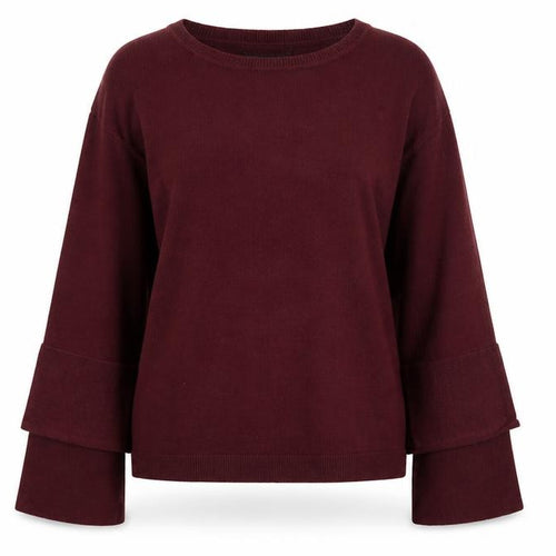 Dorothy Perkins Womens Purple Round Neck Acrylic Pullover Jumper Size 12