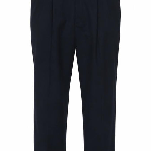Marks and Spencer Mens Blue Polyester Dress Pants Trousers Size 33 in Regular Zip