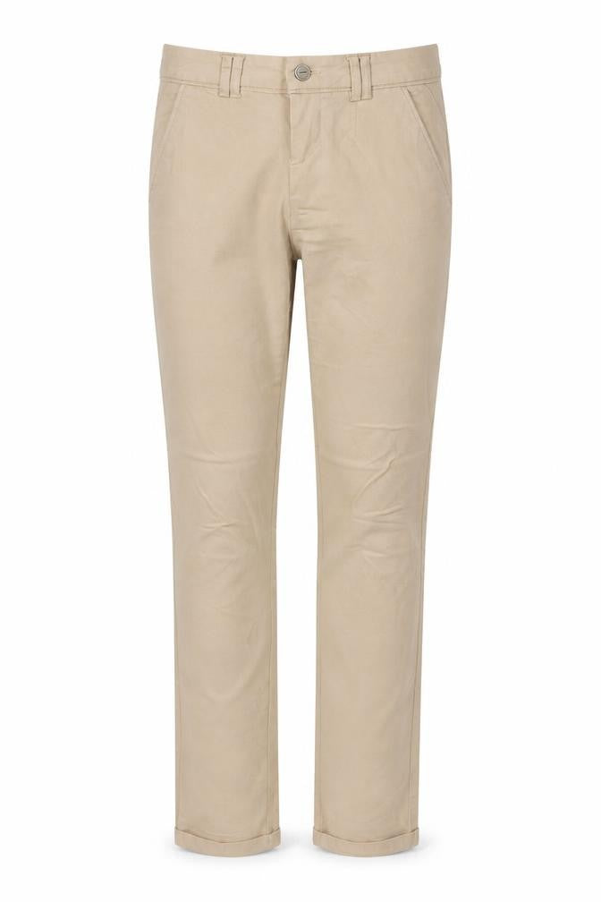 Bershka Womens Beige Cotton Straight Jeans Size 6 Regular Zip