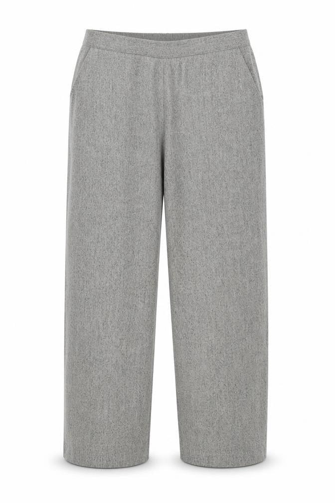 Emma Collection Womens Grey Polyester Trousers Size 16 Regular