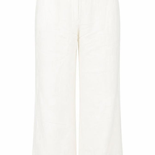 Joanna Hope Womens Ivory Viscose Trousers Size 14 Regular Zip