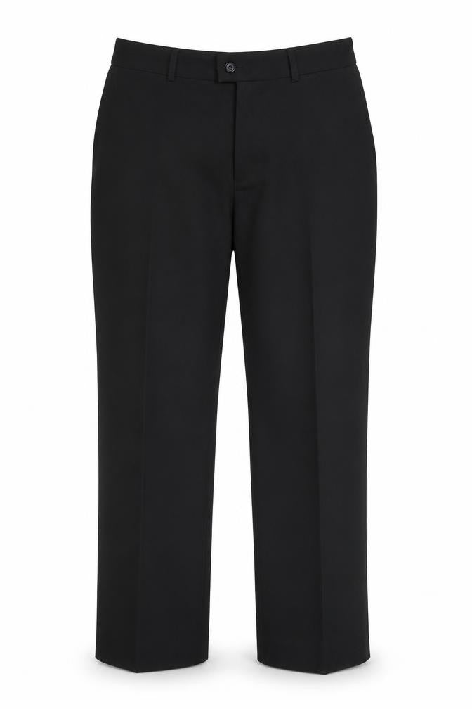 Debenhams Womens Black Polyester Dress Pants Trousers Size 32 Regular Zip