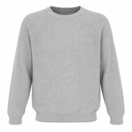 Topman Mens Grey Round Neck Acrylic Pullover Jumper Size M Long Sleeve