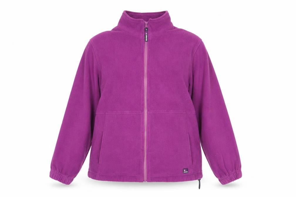 Front view of Maine New England women’s purple jacket, size UK 16, zip