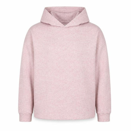 Marks and Spencer Girls Pink Viscose Pullover Hoodie Size 12-13 Years Pullover