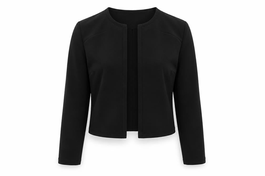 Menchén Tomás Womens Black Jacket Blazer Size 10