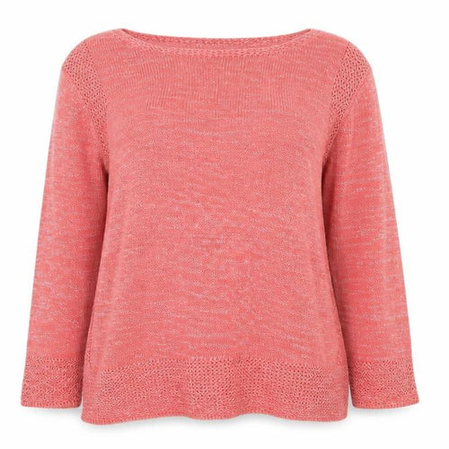 Marks and Spencer Womens Pink Round Neck Acrylic Pullover Jumper Size 12