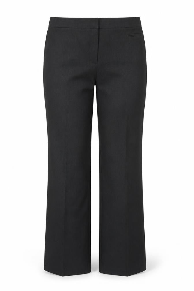 Marks and Spencer Womens Grey Polyester Dress Pants Trousers Size 12 Regular Zip