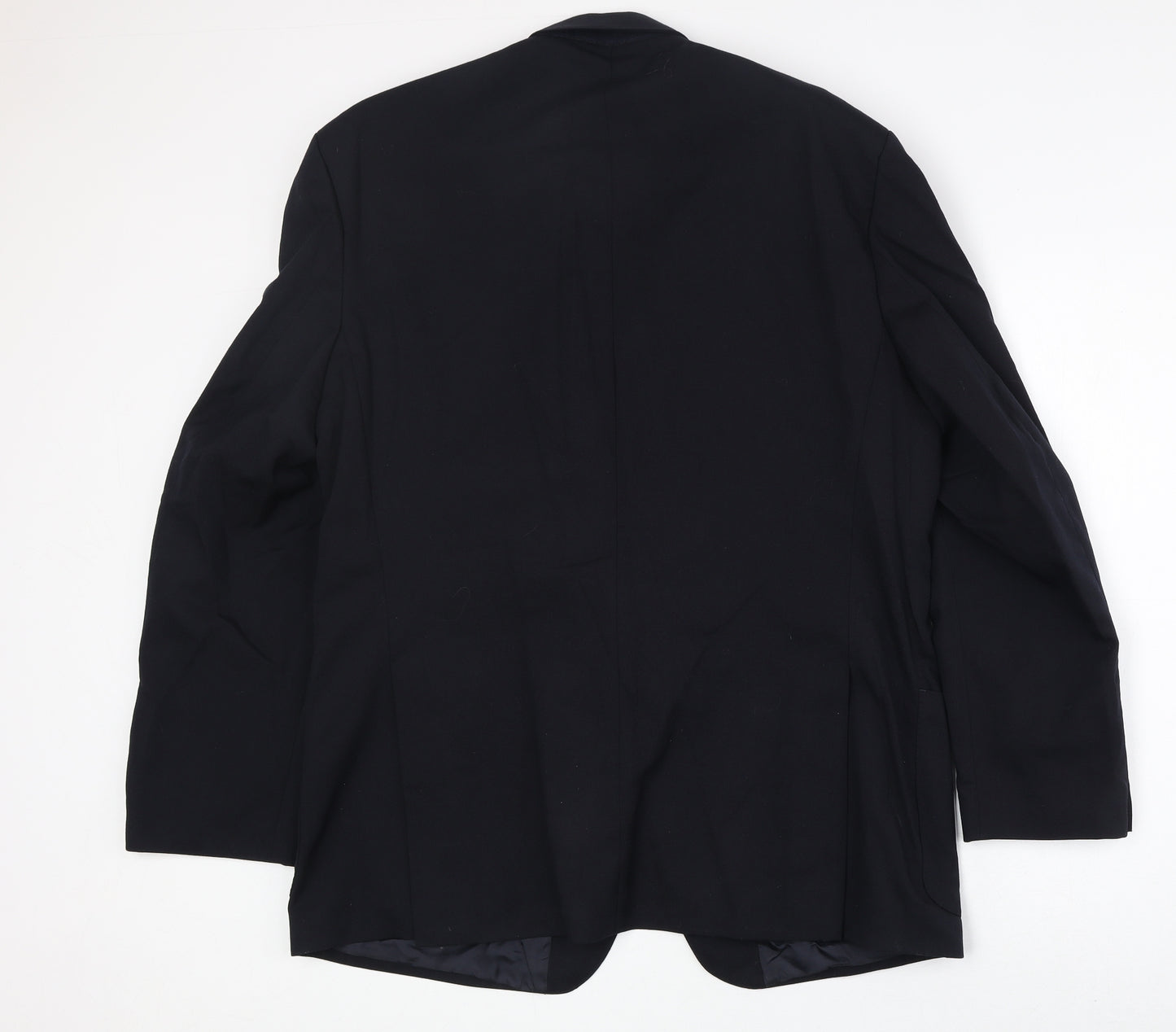 The Label Mens Blue Wool Jacket Blazer Size 44 Regular