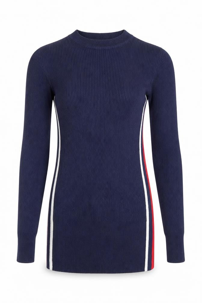 Marks and Spencer Womens Blue Round Neck Viscose Pullover Jumper Size 6