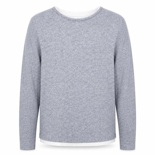 Burton Mens Grey Round Neck Polyester Pullover Jumper Size M Long Sleeve