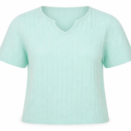 Berkertex Womens Blue V-Neck Acrylic Pullover Jumper Size 10 - Size 10-12