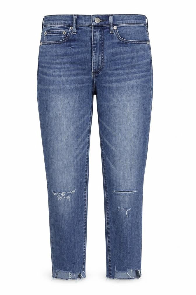 Gap Womens Blue Cotton Skinny Jeans Size 28 Regular Zip
