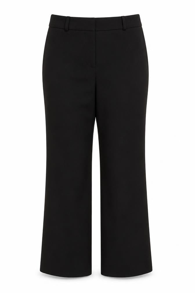M&Co Womens Black Polyester Dress Pants Trousers Size 12 Regular Zip