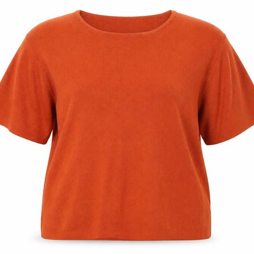 Berkertex Womens Orange Round Neck Acrylic Pullover Jumper Size 14 - Size 14-16
