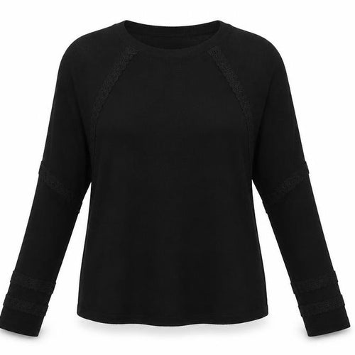 Marks and Spencer Womens Black V-Neck Viscose Pullover Jumper Size M