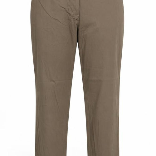 Jake S Womens Green Polyester Chino Trousers Size 39 in Regular Zip