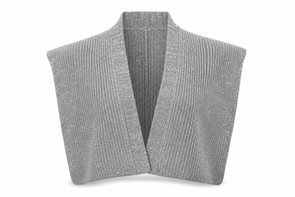 NEXT Womens Grey V-Neck Acrylic Cardigan Jumper One Size