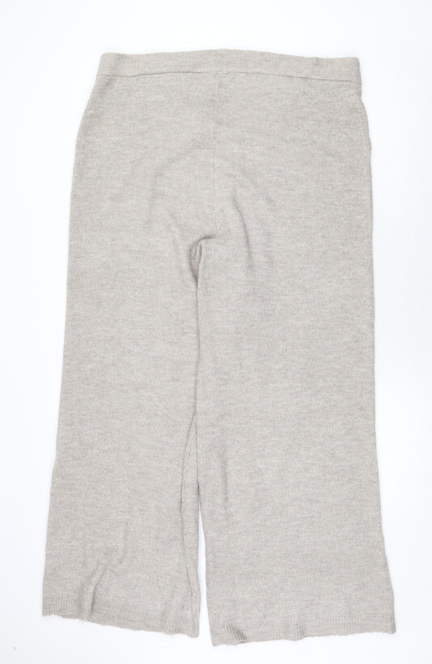 H&M Womens Beige Polyester Jogger Trousers Size 2XL Regular - Elastic Waist