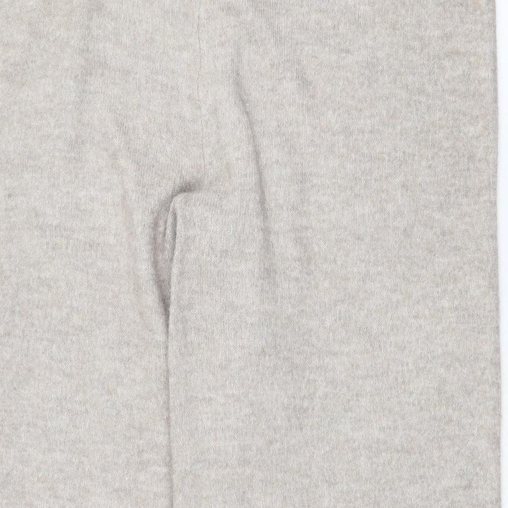 H&M Womens Beige Polyester Jogger Trousers Size 2XL Regular - Elastic Waist