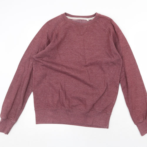 Fluid Mens Red Cotton Pullover Sweatshirt Size XS