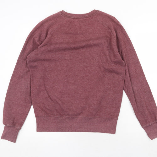 Fluid Mens Red Cotton Pullover Sweatshirt Size XS