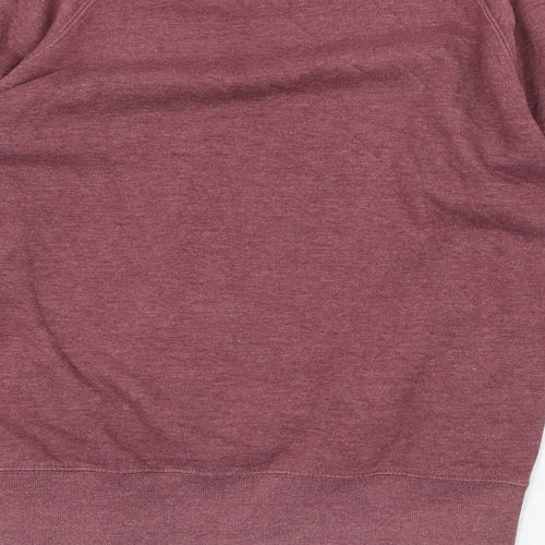 Fluid Mens Red Cotton Pullover Sweatshirt Size XS