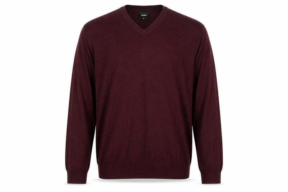 Burton Mens Red Round Neck Cotton Pullover Jumper Size XL Long Sleeve