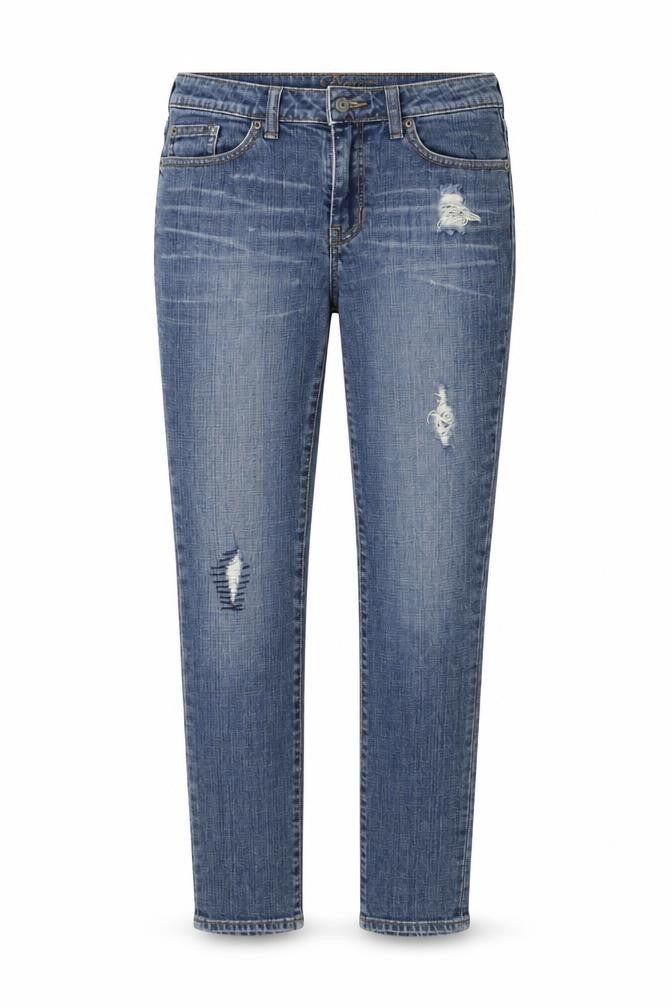 Gap Womens Beige Cotton Straight Jeans Size 6 L31 in Regular Button