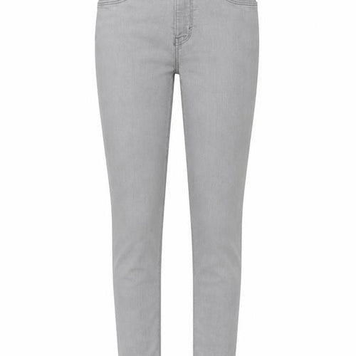 H&M Womens Grey Cotton Straight Jeans Size 28 in L29 in Regular Button