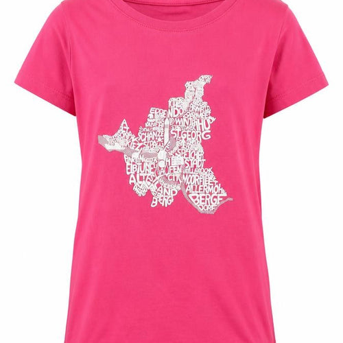 Stella Stanley Girls Pink 100% Cotton Basic T-Shirt Size 7-8 Years Round Neck Pullover