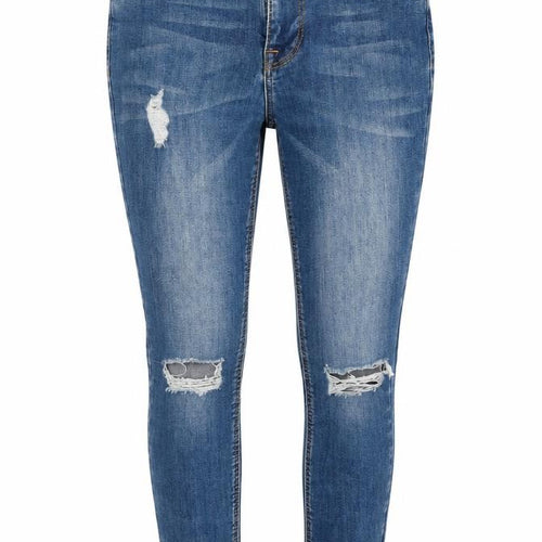 ASOS Womens Blue Cotton Skinny Jeans Size 26 in Regular Zip