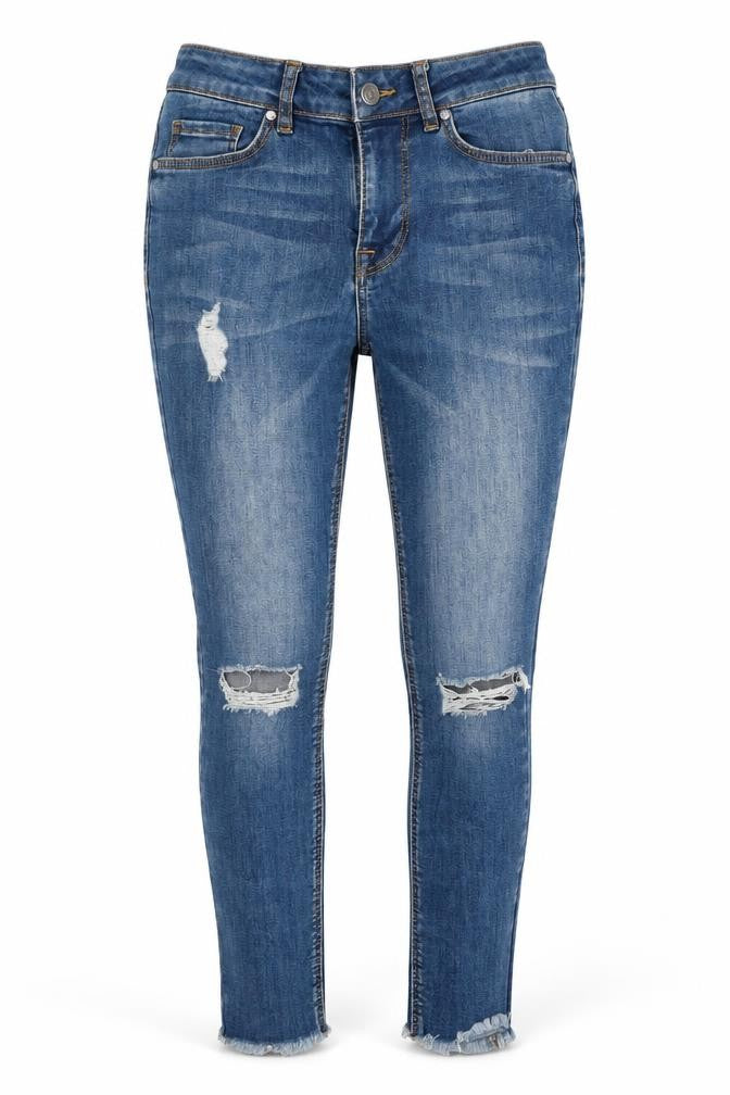 ASOS Womens Blue Cotton Skinny Jeans Size 26 in Regular Zip