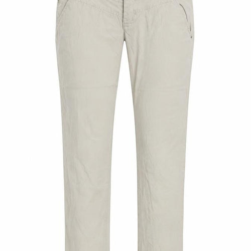 TALLY WEiJL Womens Beige Cotton Trousers Size 28 in Regular Zip