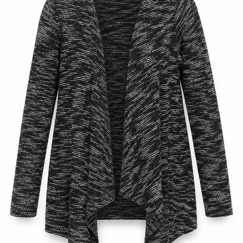 New Look Womens Grey V-Neck Polyester Cardigan Jumper Size S