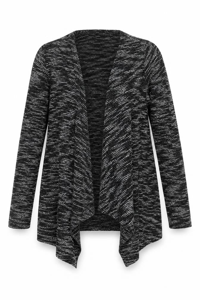 New Look Womens Grey V-Neck Polyester Cardigan Jumper Size S