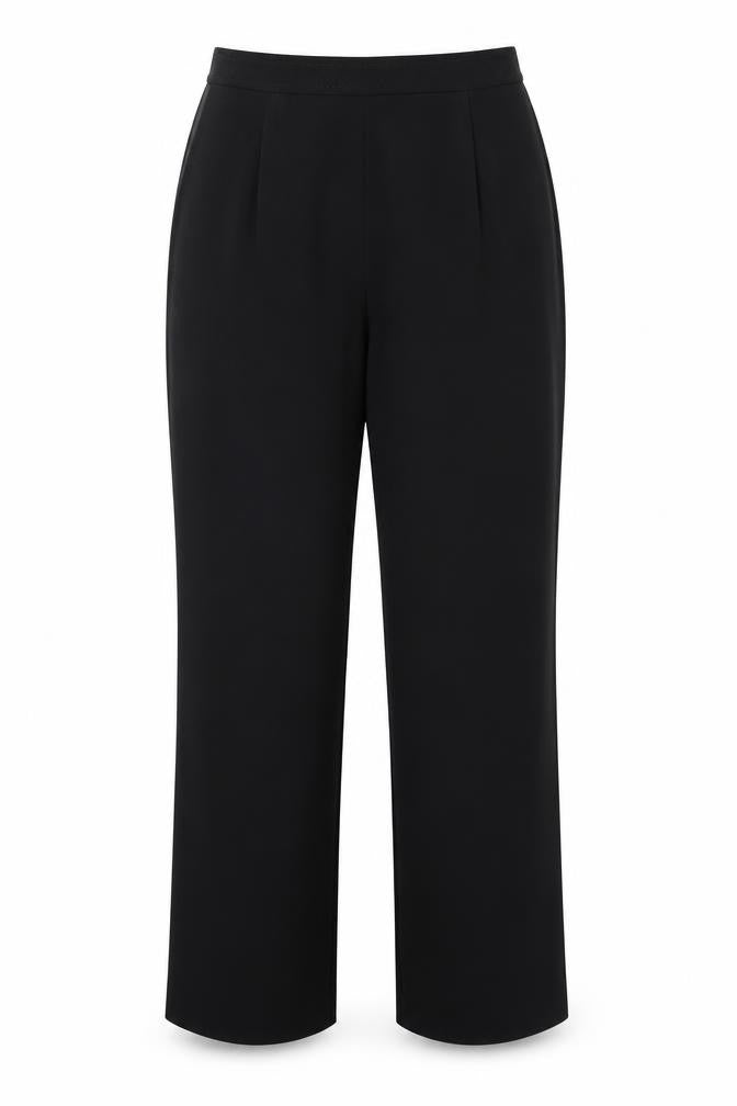 Debenhams Womens Black Polyester Dress Pants Trousers Size 12 Regular
