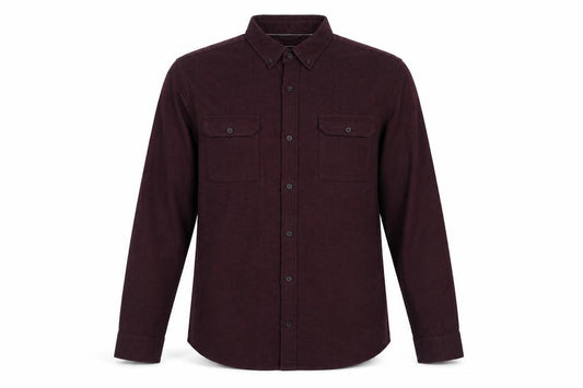 Red Herring Mens Red Cotton Button-Up Size M Collared Button